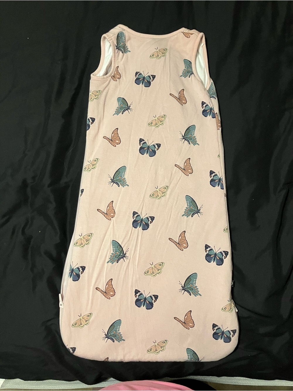 Kyte Baby Sleeveless Pink Butterfly Sleep Sack - Picture 4 of 4
